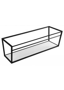 SAPHO SKA konzole s polic&iacute; 1200x400x460mm, čern&aacute; mat SKA104