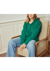 Tchibo - Mikina s kapuc&iacute; - pro ženy - vel. S 36/38 - barva: zelen&aacute;