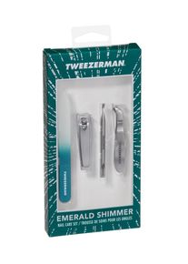 Tweezerman Nail Care Set Emerald Shimmer, limitovan&aacute; sada na manik&uacute;ru