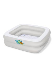 Bestway 51116 Dětsk&yacute; baz&eacute;n čtverec b&iacute;l&yacute; 86 x 86 x 25 cm