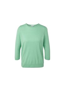 Tchibo - Svetr z jemn&eacute;ho &uacute;pletu s hedv&aacute;b&iacute;m - pro ženy - vel. L 44/46 - barva: zelen&aacute;