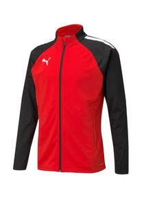Puma Chlapci Sportovn&iacute; bunda 'TeamLiga' antracitov&aacute; / červen&aacute; / b&iacute;l&aacute; 128