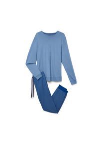 Tchibo - Pyžamo - pro muže - vel. L 52/54 - barva: modr&aacute;/s potiskem