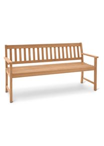 Tchibo - Klasick&aacute; zahradn&iacute; lavice z teakov&eacute;ho dřeva - barva: hněd&aacute;