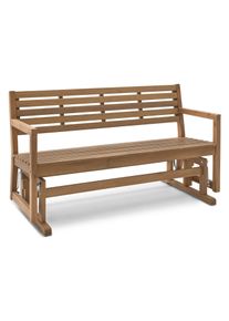 Tchibo - Zahradn&iacute; houpac&iacute; lavice - barva: hněd&aacute;