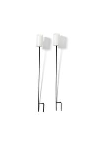 Tchibo - Pochodně z prav&eacute;ho vosku s LED - barva: čern&aacute;