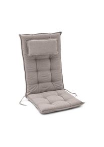 Tchibo - Polstrov&aacute;n&iacute; na židli s vysok&yacute;m opěradlem, hnědo&scaron;ed&aacute;