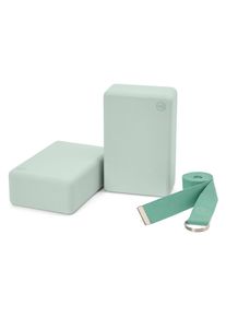 Tchibo - Sada pomůcek na j&oacute;gu - barva: zelen&aacute;