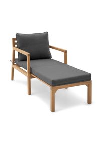 Tchibo - Rozkl&aacute;dac&iacute; zahradn&iacute; křeslo - barva: &scaron;ed&aacute;