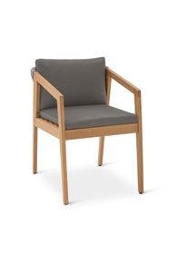 Tchibo - Klasick&aacute; zahradn&iacute; židle - barva: &scaron;ed&aacute;