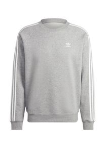 adidas originals Muži Mikina 'Adicolor Classics' &scaron;ed&yacute; mel&iacute;r / b&iacute;l&aacute; XL