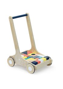 Vilac Dřevěn&yacute; voz&iacute;k s barevn&yacute;mi kostkami Canop&eacute;e