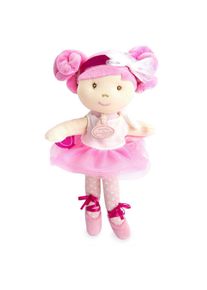 Doudou Jolijou Panenka mini baletka "Les Tutus" 23 cm b&iacute;lo-růžov&eacute; &scaron;aty