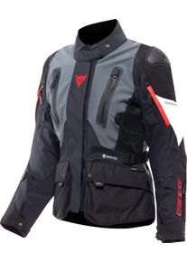 Dainese Carve Master 4, textile jacket Gore-Tex women , color: Dark Grey/Black/White/Red , size: 46