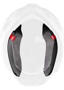 AGV K7, cheek pads , color: Grey/Black , size: 40 mm