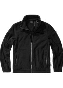 Brandit Combat Fleece, sweat jacket , color: Black , size: 3XL