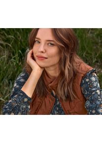 Tchibo - Pro&scaron;&iacute;van&aacute; vesta - pro ženy - vel. 48 - barva: hněd&aacute;