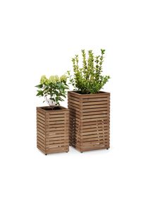 Tchibo - Sada vysok&yacute;ch truhl&iacute;ků &raquo;Tinus&laquo; - barva: hněd&aacute;