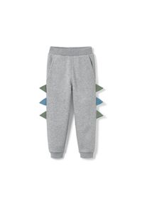 Tchibo - Dětsk&eacute; tepl&aacute;ky s dinosauř&iacute; aplikac&iacute; - pro miminko - vel. 86/92 - barva: &scaron;ed&aacute;