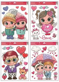 Anděl Okenn&iacute; f&oacute;lie - L&aacute;ska - 30 x 42 cm - 6793