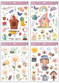 Anděl Okenn&iacute; f&oacute;lie - Zahrada - 30 x 42 cm - 6791