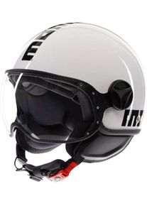 Momo Design Momodesign FGTR Classic Mono, open face helmet , color: White/Black , size: L