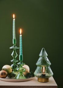 Sv&iacute;čky v zakroucen&eacute;m tvaru značka Boltze (6 ks v balen&iacute;) | Zelen&aacute; | Vel. 20 cm | bonprix