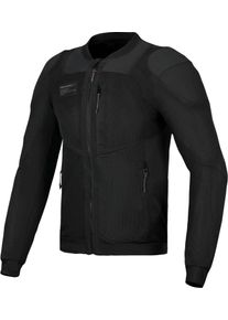 Alpinestars Troop-Air Pro, textile jacket , color: Black/Black , size: S