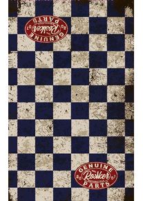 Rokker Genuine Parts, multifunctional headwear , color: Blue/Grey/Red , size: One Size