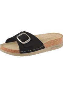 Damske Pantofle s měkk&yacute;m vypodložen&iacute;m čern&aacute; ,velikost 42