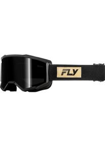 Fly Racing Focus Sand, goggles , color: Black/Light Brown Dark-Tinted , size: One Size
