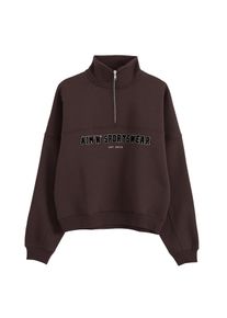 aim'n Aim'n Ženy Sportovn&iacute; mikina hněd&aacute; / čern&aacute; / b&iacute;l&aacute; L