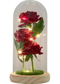 unisex Dekoračn&iacute; růžička červen&aacute; ,velikost 0