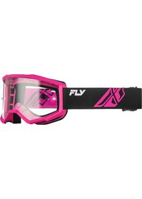Fly Racing Focus, goggles , color: Pink/Black Clear , size: One Size