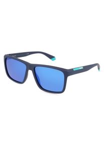 Polaroid PLD 2164/S | p&aacute;nsk&eacute; slunečn&iacute; br&yacute;le | Hranat&yacute; | Obruba: Plast Modr&aacute; | Barva čoček: Modr&aacute; Zrcadlov&eacute; Modr&eacute;