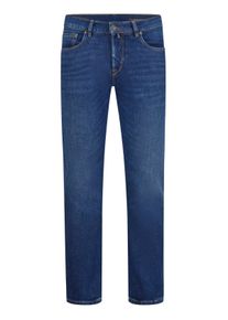 Velk&eacute; Velikosti - Pierre Cardin - Měkk&eacute; dž&iacute;ny Lyon ve vintage vzhledu, tapered fit - 36 - Modr&aacute;