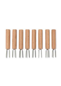 Tchibo - Drž&aacute;ky na kukuřici - barva: hněd&aacute;