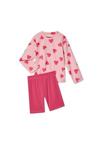 Tchibo - Dětsk&aacute; souprava s UV ochrann&yacute;m faktorem 50+ - d&aacute;msk&eacute; - vel. 122/128 - barva: růžov&aacute;