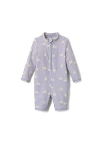 Tchibo - Overal s UV ochrann&yacute;m faktorem 80 pro miminka - pro miminko - vel. 86/92 - barva: fialov&aacute;/s potiskem