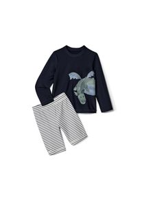 Tchibo - Dětsk&aacute; souprava s UV ochrann&yacute;m faktorem 80 - pro miminko - vel. 74/80 - barva: modr&aacute;/s potiskem