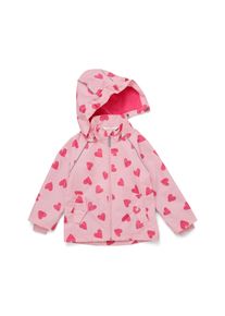 Tchibo - Dětsk&aacute; bunda do de&scaron;tě - pro miminko - vel. 86/92 - barva: růžov&aacute;/s potiskem