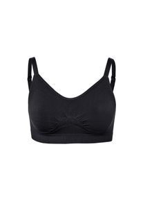 Tchibo - Beze&scaron;v&aacute; sportovn&iacute; podprsenka - pro ženy - vel. S 36/38 - barva: čern&aacute;