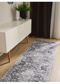 benuta Basic George Antracit 80x240 cm Vintage