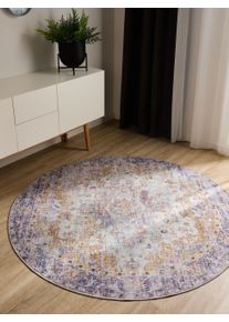 benuta Basic George V&iacute;cebarevn&aacute;/Fialov&aacute; &oslash; 120 cm Vintage