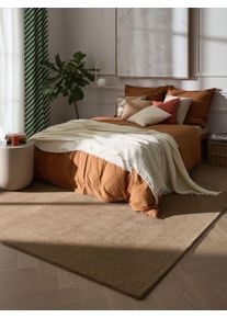 benuta Pure Vera Hněd&aacute; 140x200 cm Uni