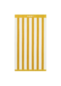 Gant Muži Pl&aacute;žov&yacute; ručn&iacute;k žlut&aacute; / b&iacute;l&aacute; 100x180cm