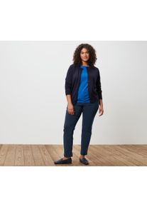 Tchibo - Kardigan z jemn&eacute;ho &uacute;pletu - pro ženy - vel. XL 48/50 - barva: modr&aacute;