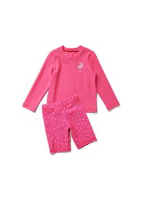 Tchibo - Dětsk&aacute; souprava s UV ochrann&yacute;m faktorem 80 - pro miminko - vel. 74/80 - barva: růžov&aacute;/s potiskem