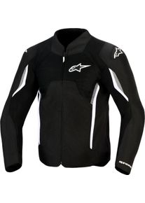 Alpinestars AST V3 Air, textile jacket , color: Black/Dark Grey/White , size: XL