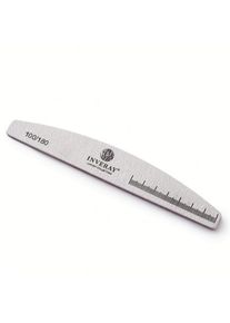 Inveray Nail File 100/180 Halfmoon Grey